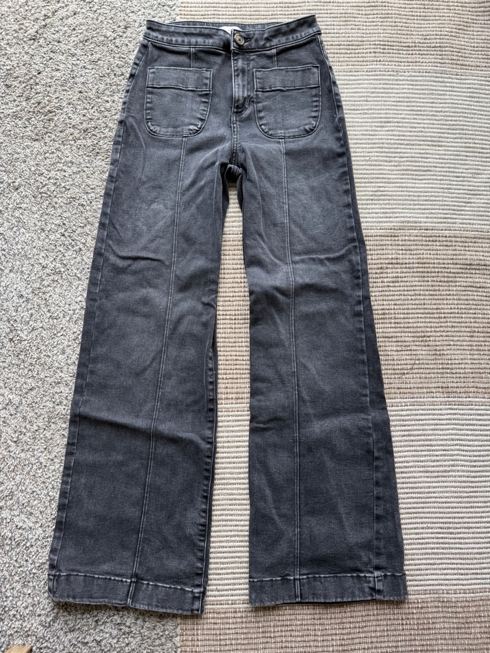 LC Lauren Conrad Women's Black Flair Jeans